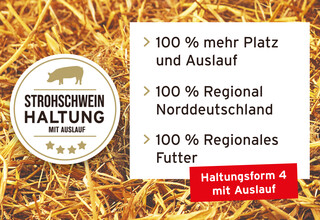 Strohschweine Offenstallhaltung