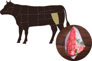 gut gereiftes Tri-Tip Steak