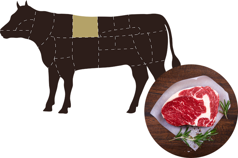 Rib-Eye Steak auch Entrecôte genannt